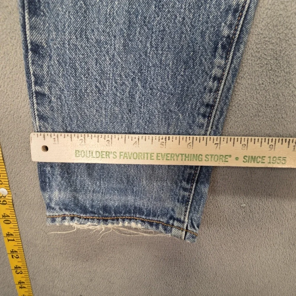 Levis 501 Jeans Mens Selvedge Medium Blue Tapered Whiskers‎ Honeycomb Fits 30x31